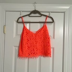Lush lace tank